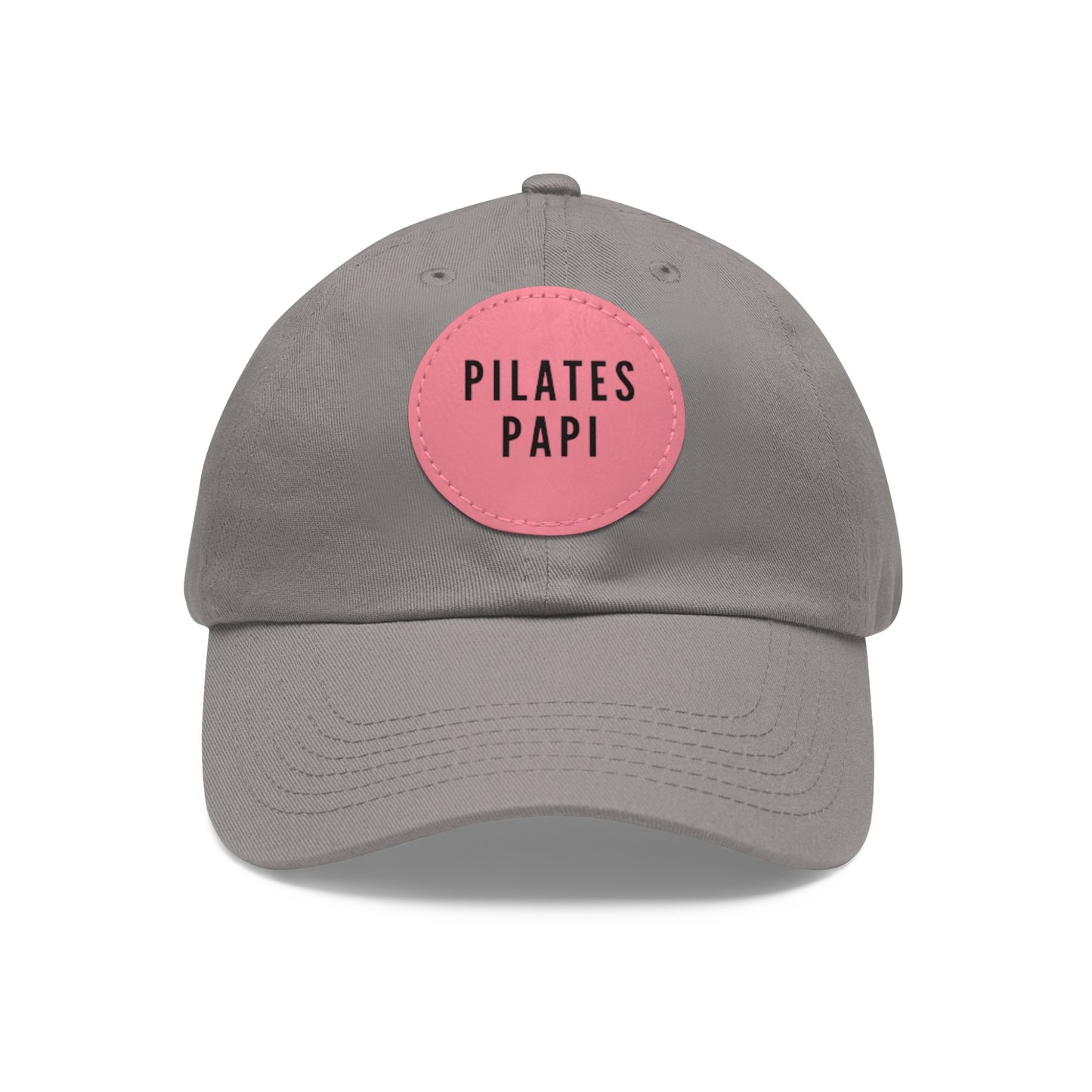 Pilates Papi Hat Round Leather Patch