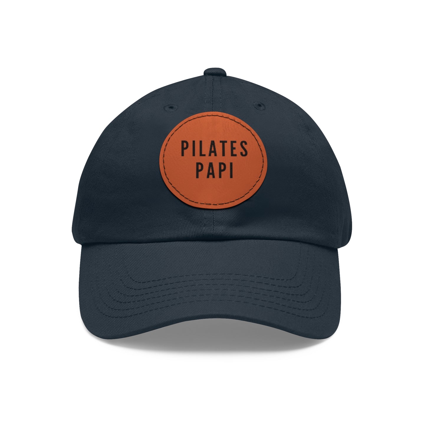 Pilates Papi Hat Round Leather Patch