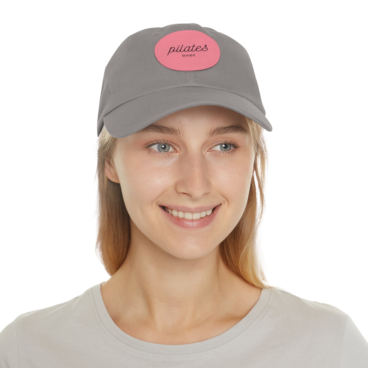 Pilates Babe Hat Round Leather Patch