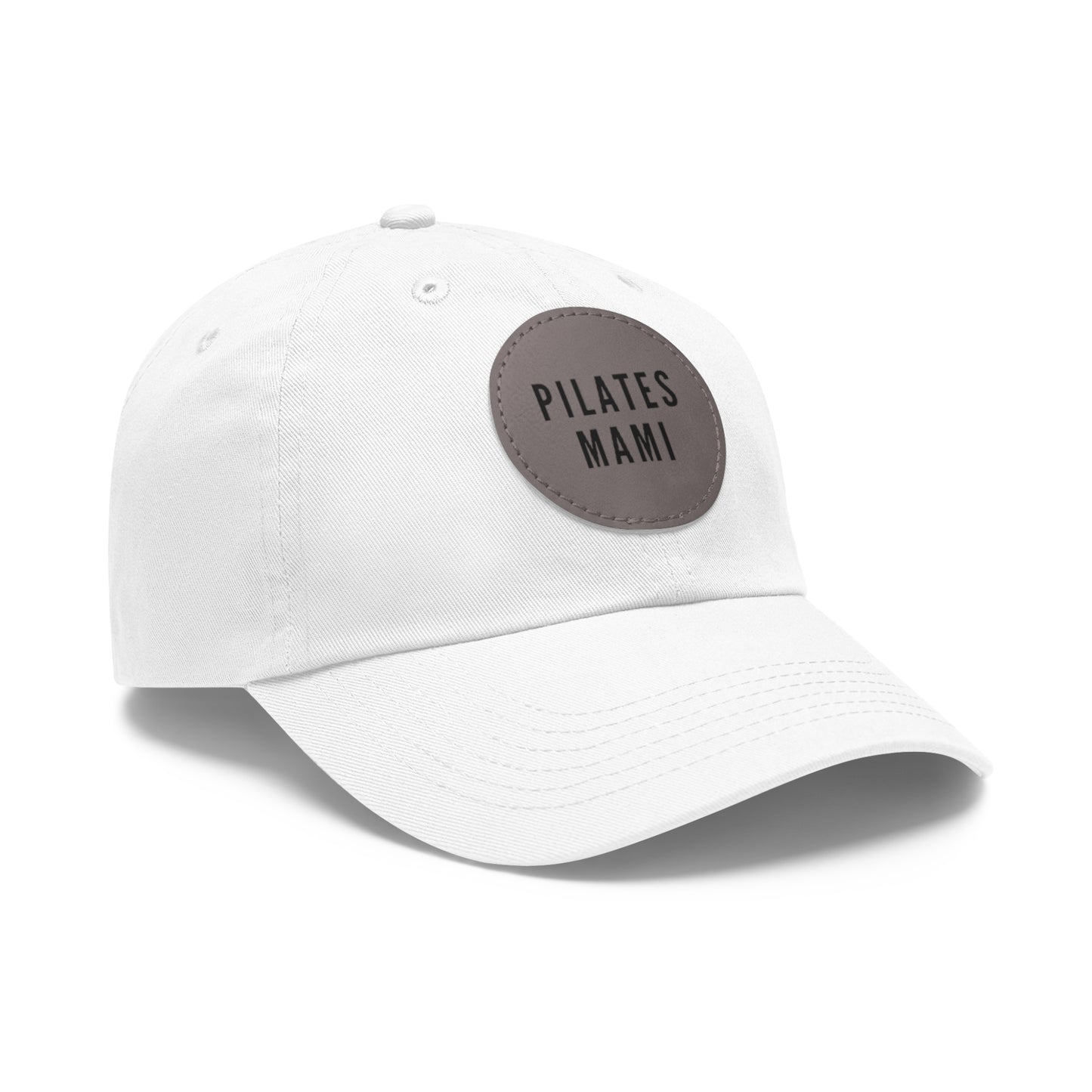 Pilates Mami Hat Round Leather Patch