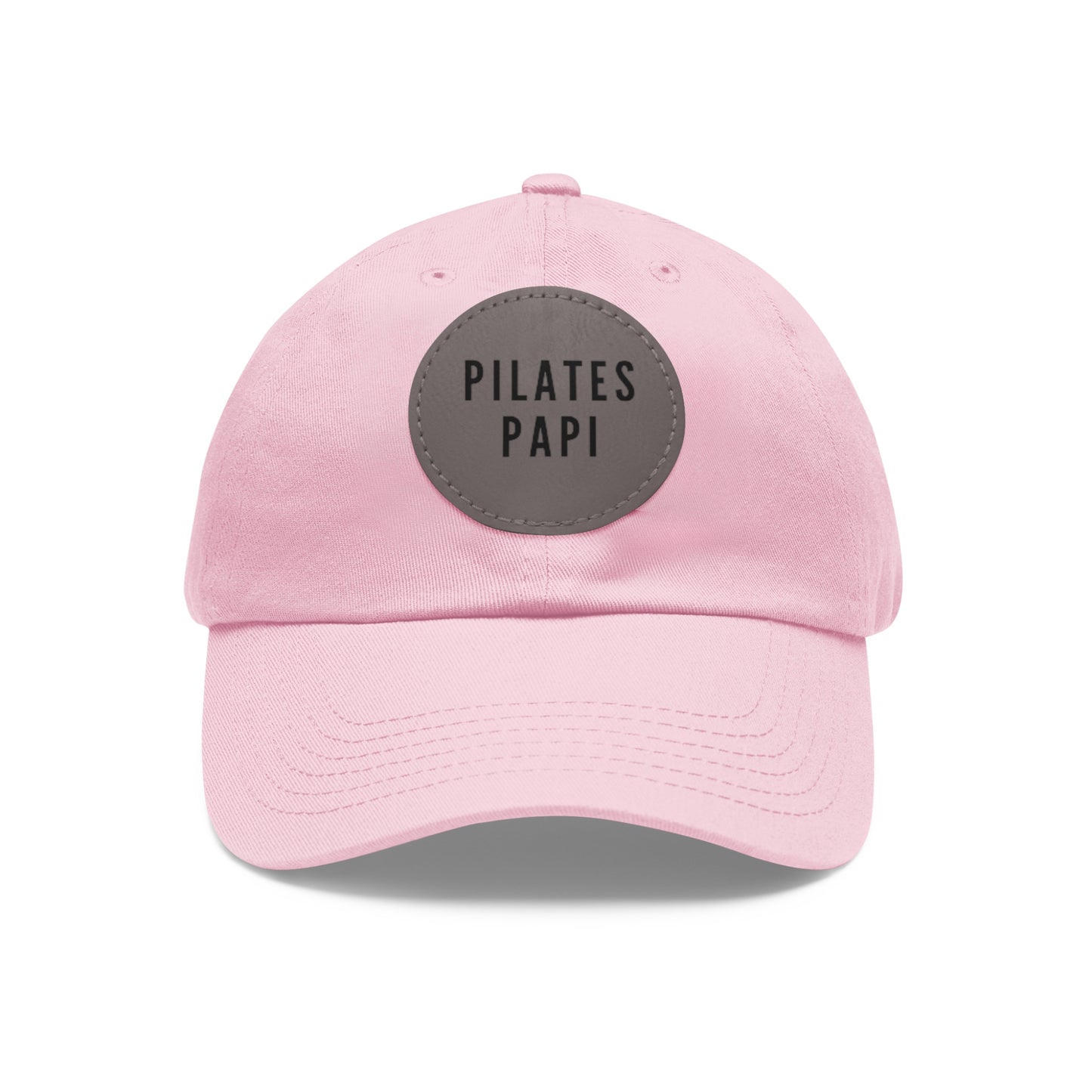 Pilates Papi Hat Round Leather Patch