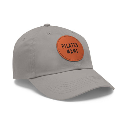 Pilates Mami Hat Round Leather Patch