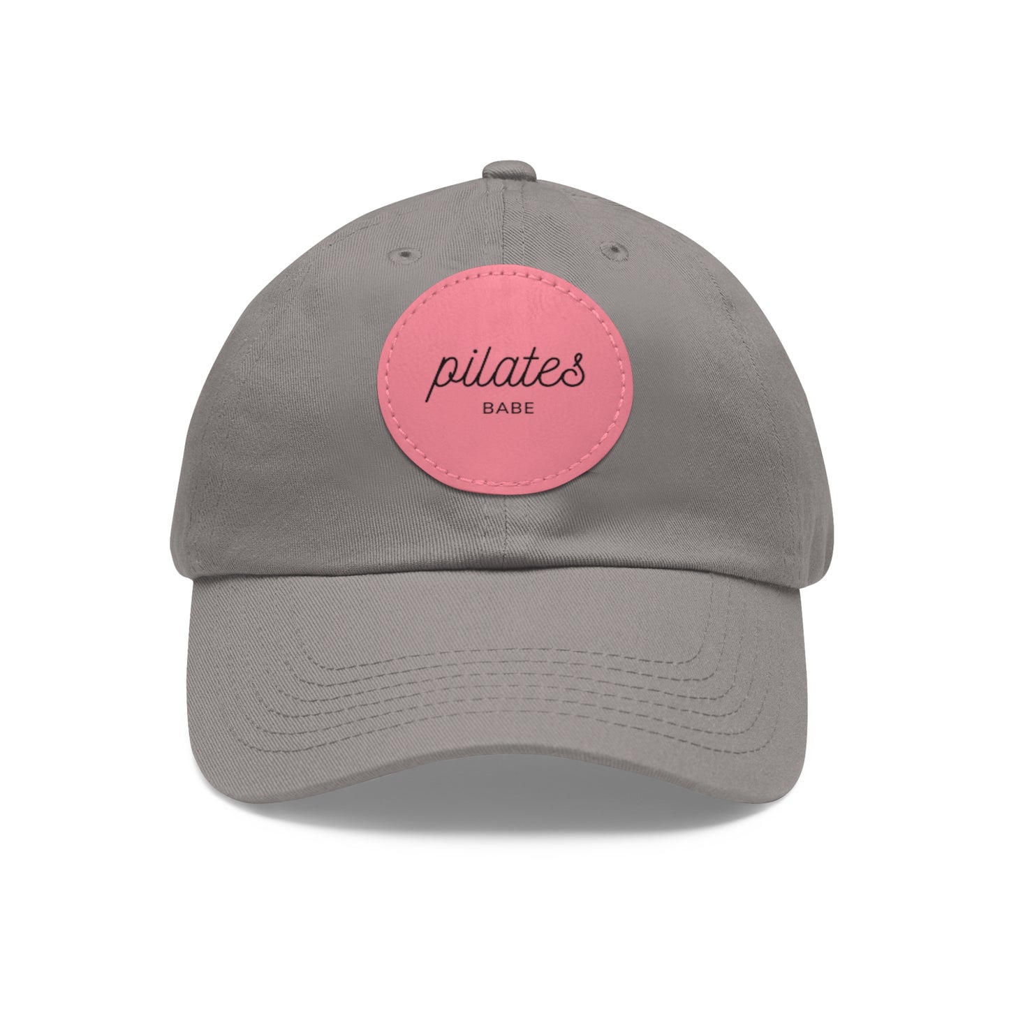 Pilates Babe Hat Round Leather Patch