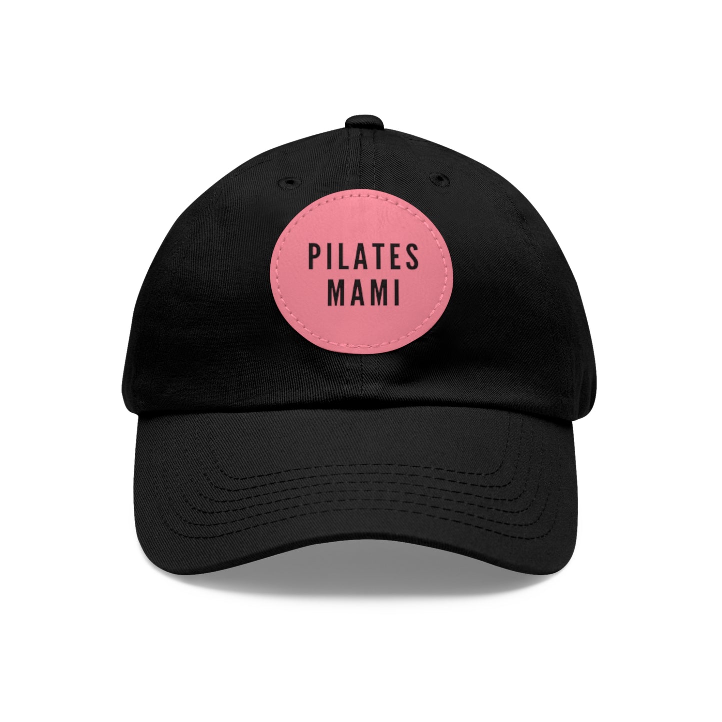 Pilates Mami Hat Round Leather Patch