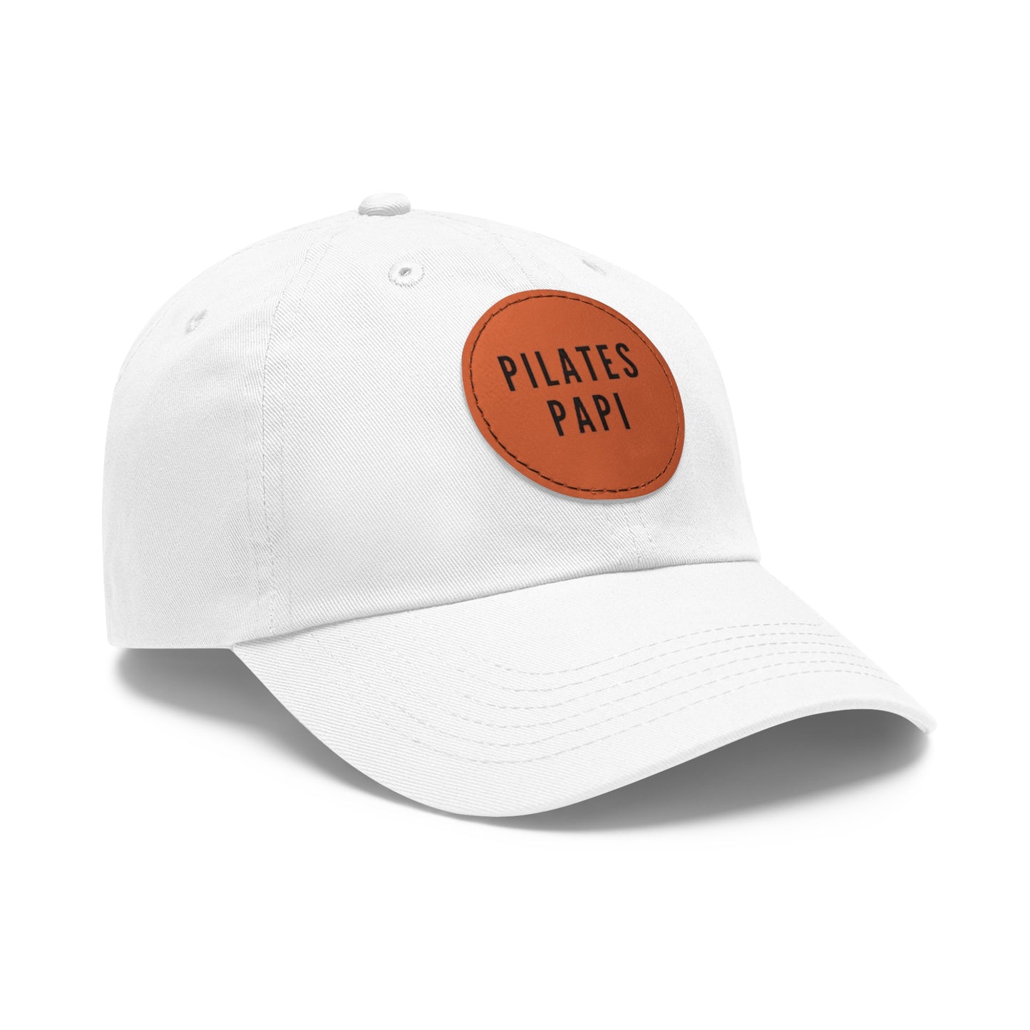 Pilates Papi Hat Round Leather Patch