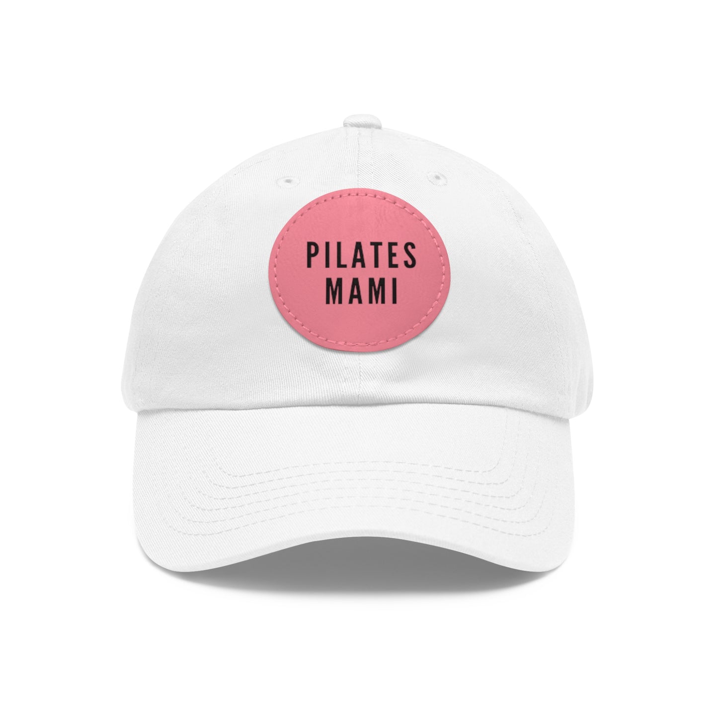 Pilates Mami Hat Round Leather Patch