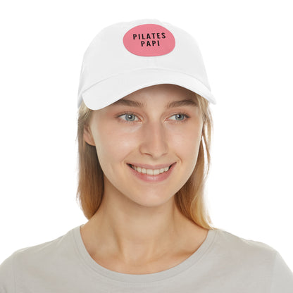 Pilates Papi Hat Round Leather Patch