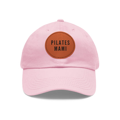 Pilates Mami Hat Round Leather Patch