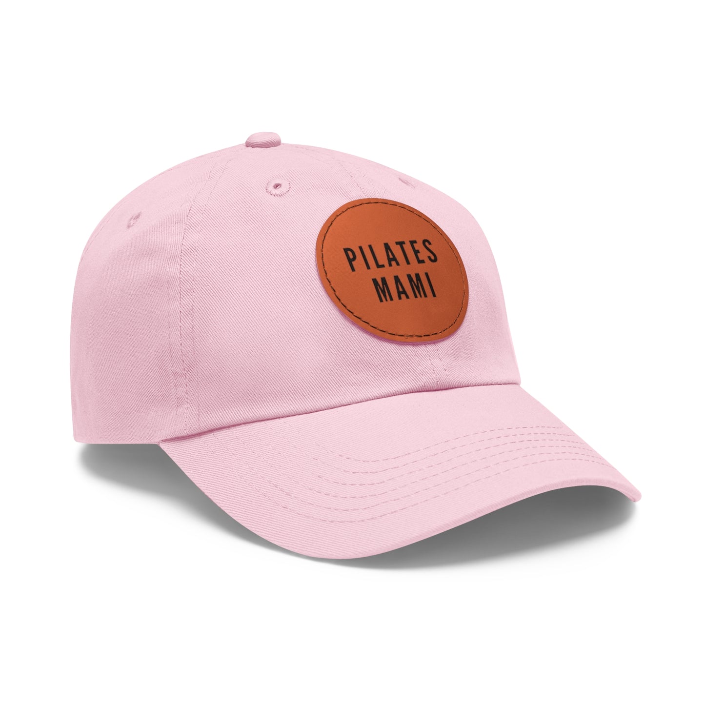 Pilates Mami Hat Round Leather Patch