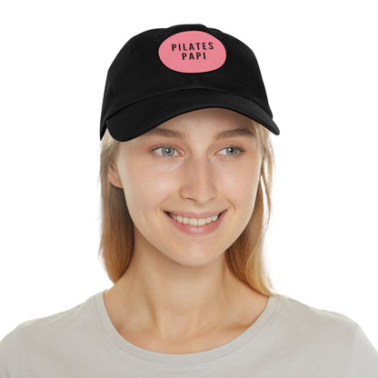 Pilates Papi Hat Round Leather Patch