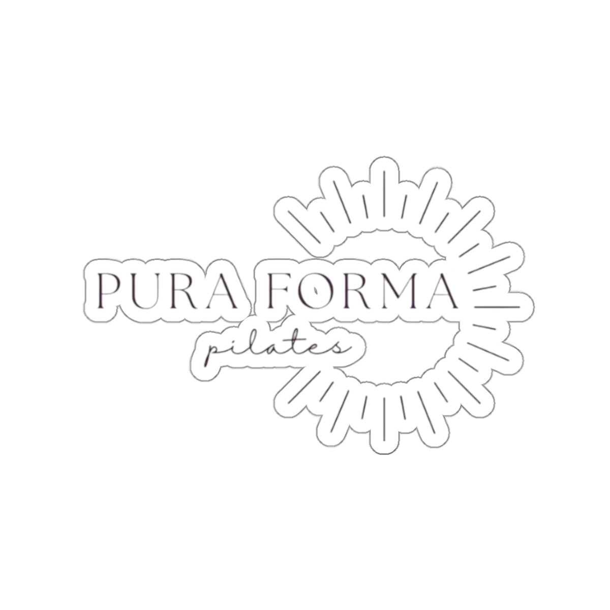 Pura Forma Pilates Sticker