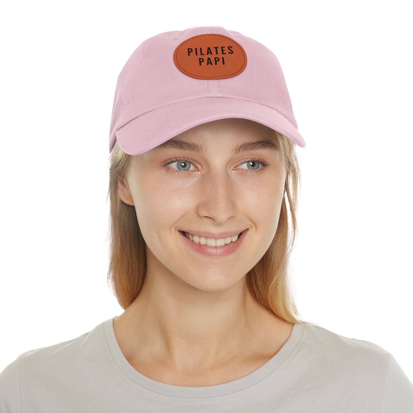 Pilates Papi Hat Round Leather Patch