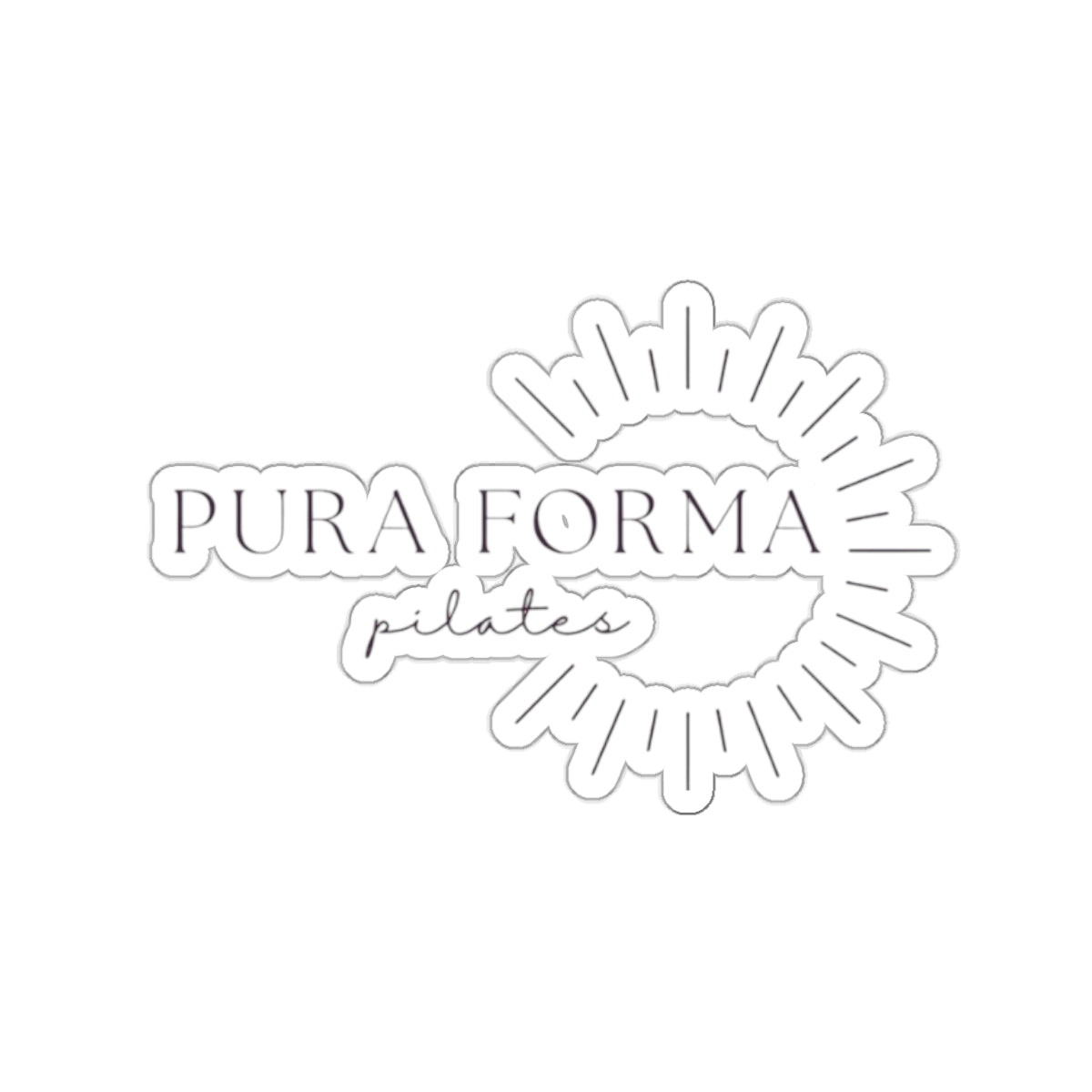 Pura Forma Pilates Sticker