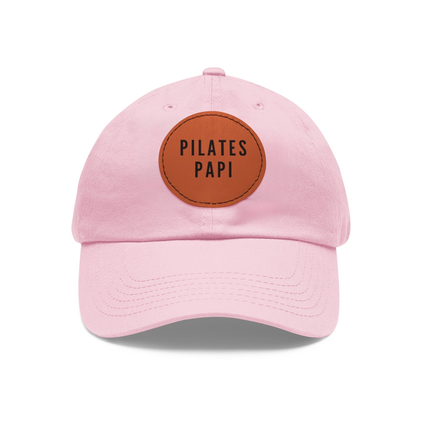 Pilates Papi Hat Round Leather Patch