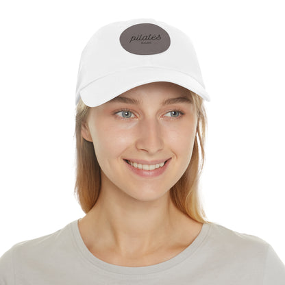 Pilates Babe Hat Round Leather Patch