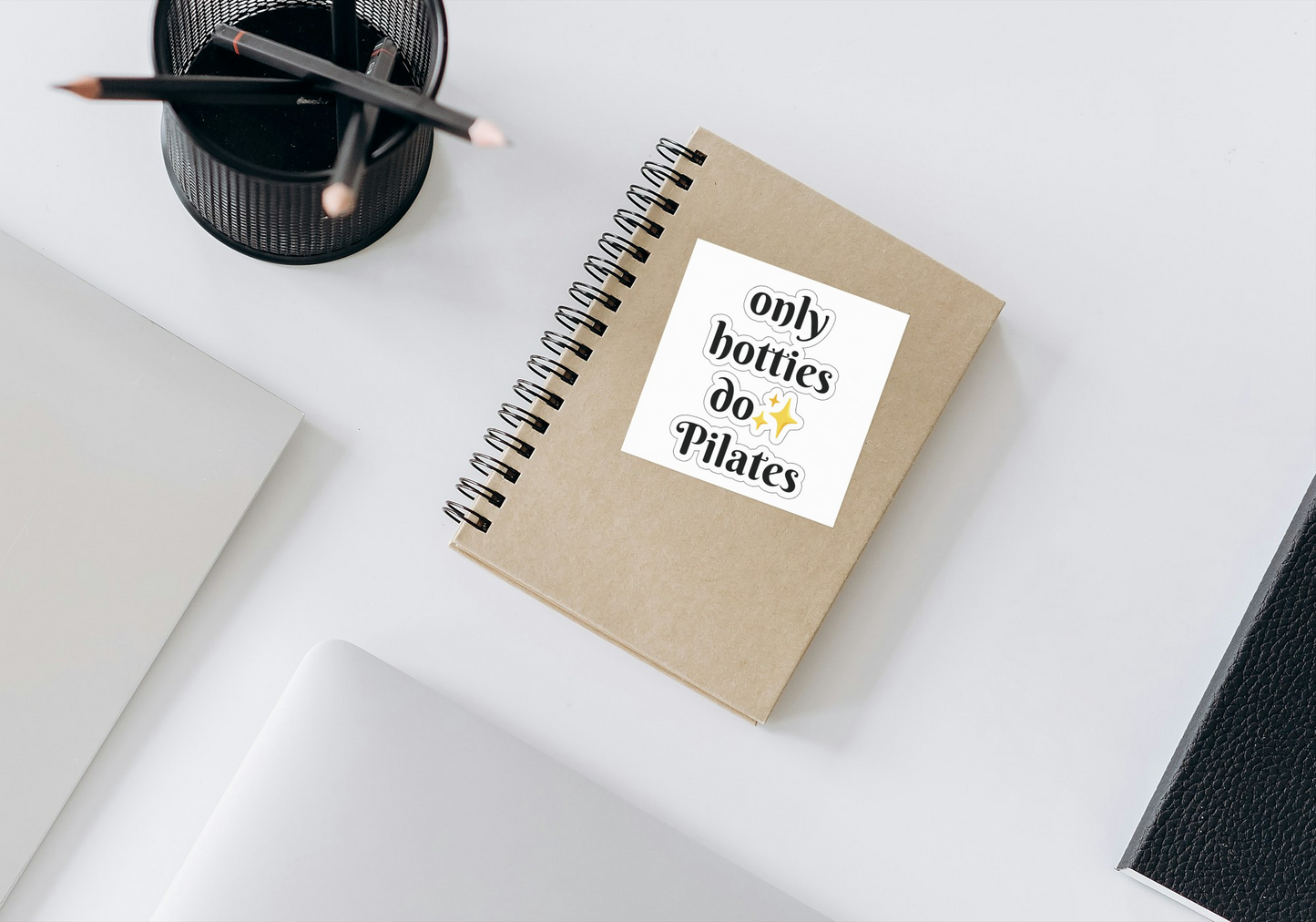 Only Hotties Do Pilates Sticker